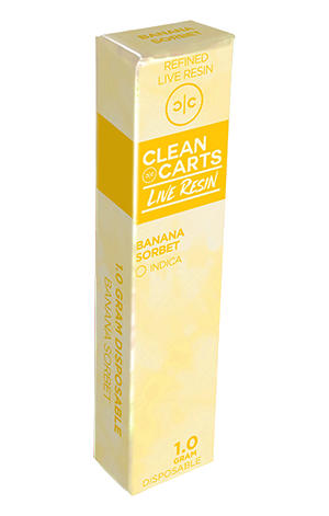 Clean Carts Refined Live Rosin 1 Gram